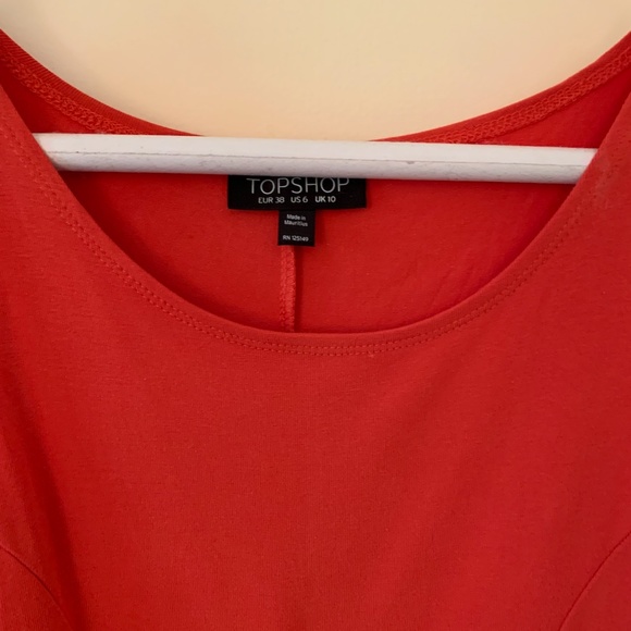 Topshop Mini Red Dress - Picture 3 of 3